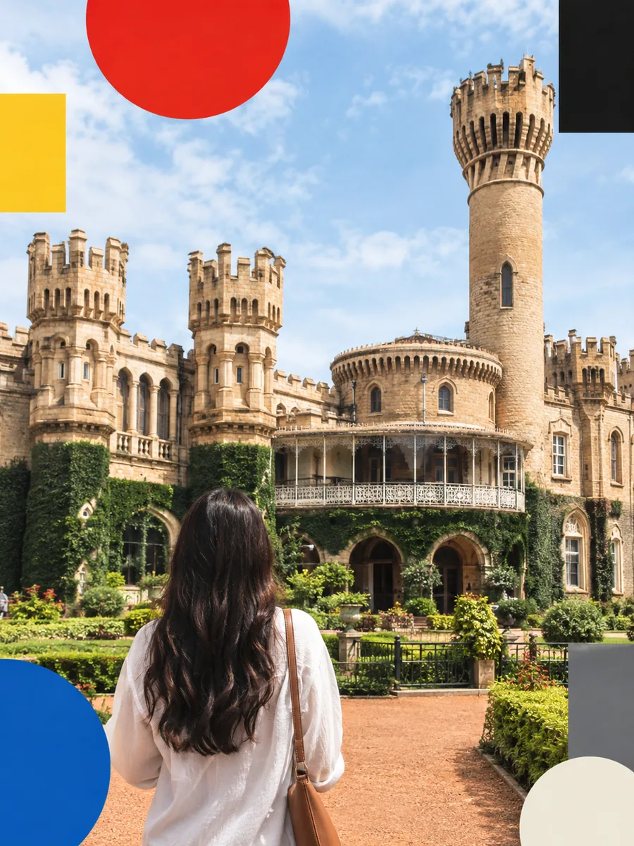 Vista en el Palacio de Bangalore